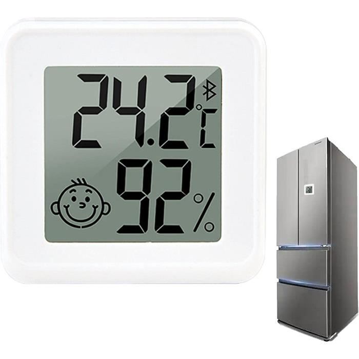Réveil Numérique Avec Thermomètre - Grand écran LCD, Date, Jour - Pour Chambre, Bébé, Voyage