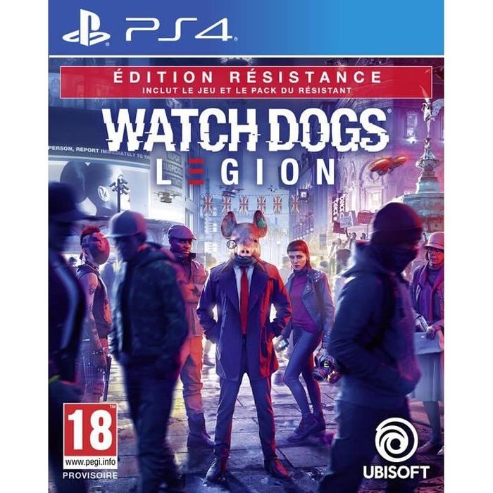 Watch Dogs Legion Edition Resistance sur PS4, un jeu Action / aventure pour PS4. Cdiscount