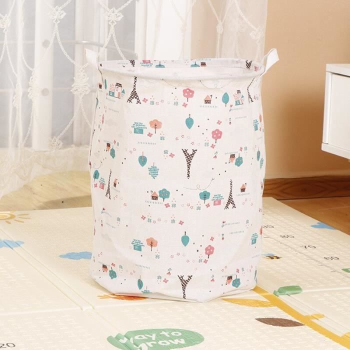 Panier Rangement Jouets Bébé En Feutre Pliable – Déco Chambre Enfant Mignon éléphant/lion
