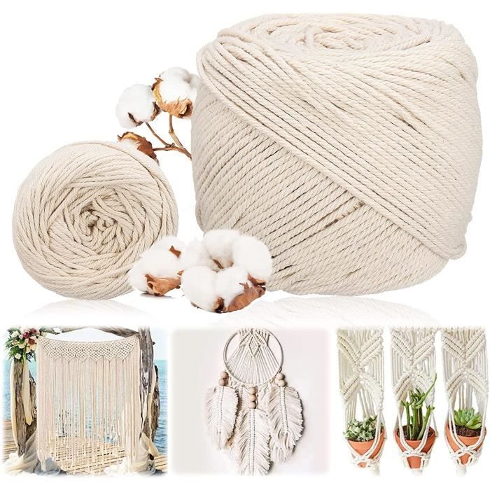 Corde En Jute Corde Macramu00e9 Ficelle Jute Coton 3mm X 100m