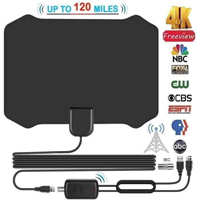 One For All SV9480 Antenne TV Int&eacute;rieure HDTV DVB-T TNT Num&eacute;rique Et Analogique