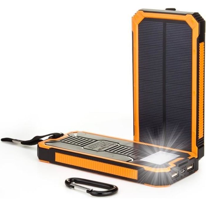 Power Bank Solaire 70000mAh Avec Manivelle – Chargeur Portable PD30W, 6 Sorties, Lampe Torche SOS, étanche IP67 - 11