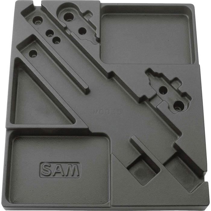 SAM Outillage MOD-60 Module vide pour clés à pipe débouchées Noir 