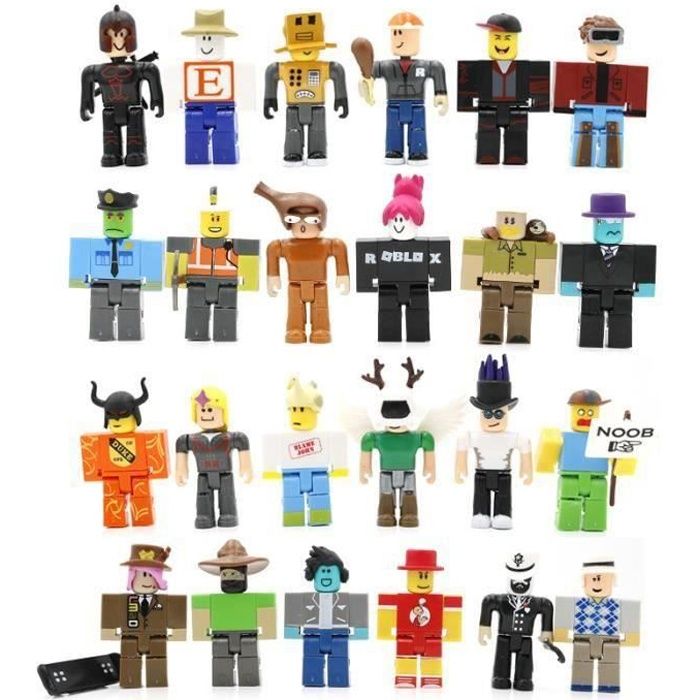 24 pcs / ensemble Metaverse Cartoon PVC Roblox Jeu Figma Action Jouets Figure Anime Jouets Collection Cadeau De Noël