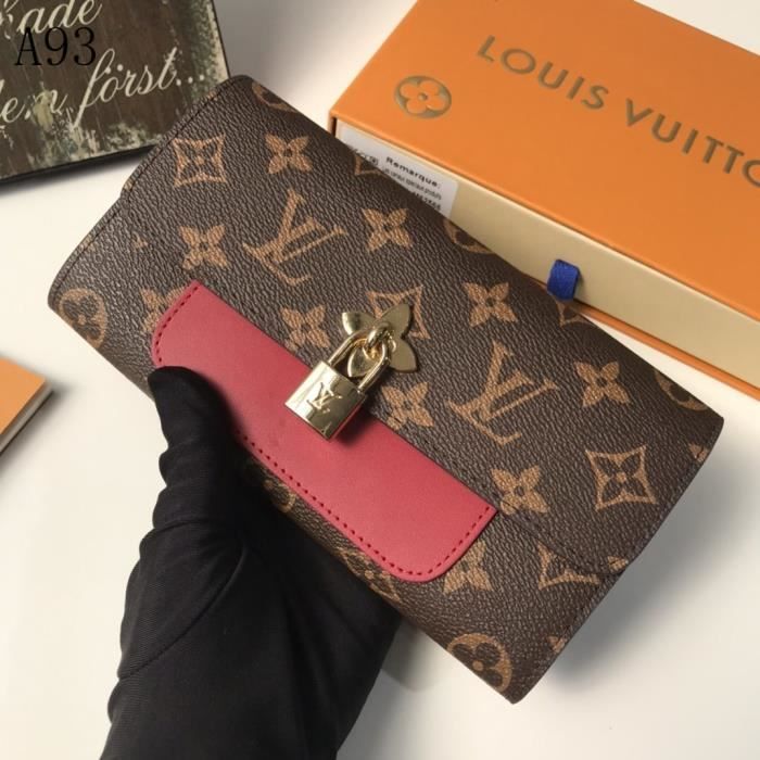 Portefeuille Louis Vuitton 2020 Nouveau Sac de Marqu Porte Monnaie LV pour  Femme Pas Cher - Cdiscount Bagagerie - Maroquinerie