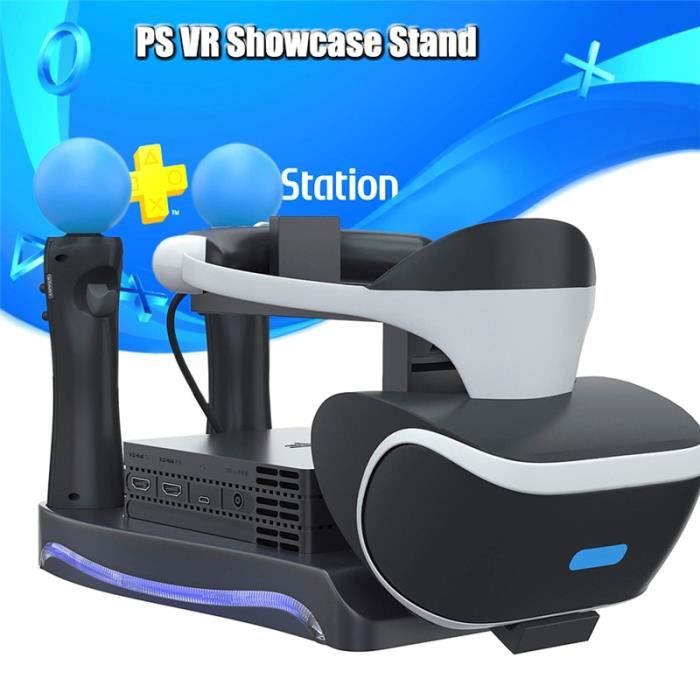 Jeux vidéo,Support de chargeur USB pour Console de jeu Sony Playstation, PS  4 VR, casque, accessoires PS4 PSVR Move - Cdiscount Informatique