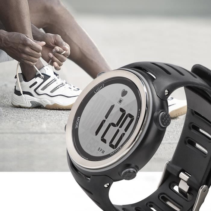 Cikonielf Montres de moniteur de frequence cardiaque EZON T007 moniteur de frequence cardiaque montre numerique etanche alarme Achat vente montre Cdiscount