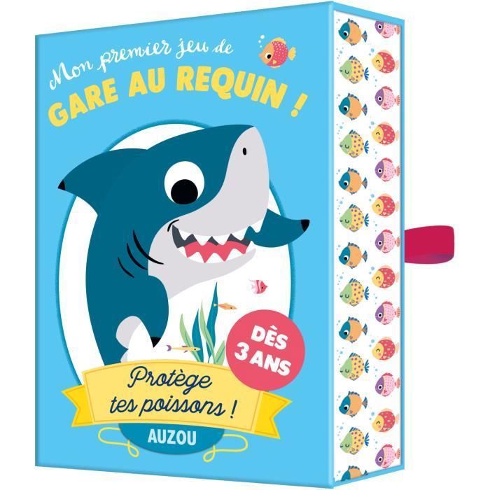 Premier jeu de carte GARE AU REQUIN dès 3 ans jouets enfants protège tes poissons