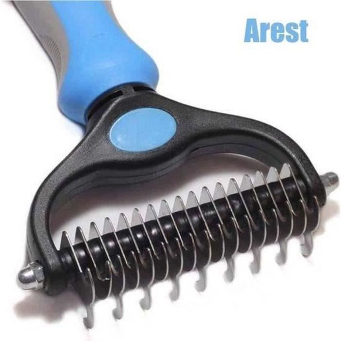 Peigne De Mue Doux AB Tools – Pour Chien Et Chat – Anti-nœuds Et Démêlant – Réf ROS150F