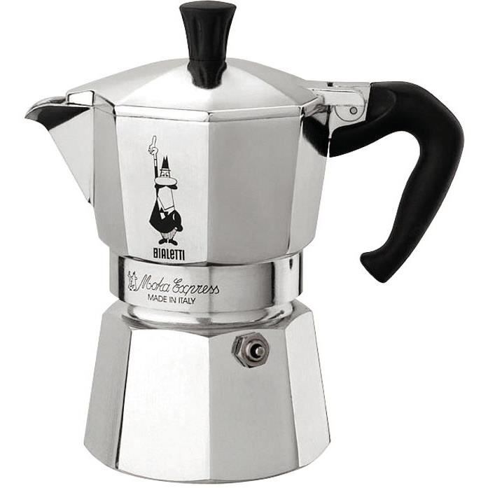 BIALETTI Cafetière italienne Moka express - 12 tasses - Aluminium