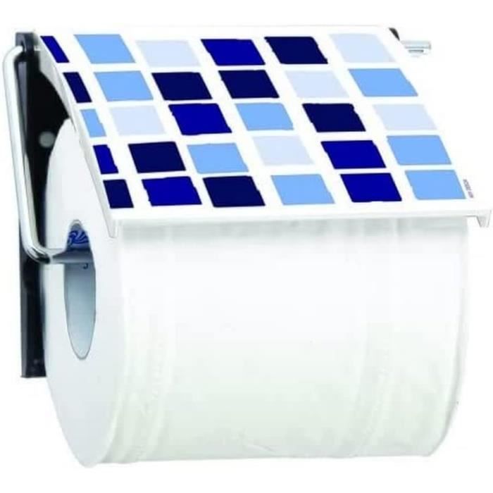Porte-rouleau Papier WC Mural – Design Chromé Beige, En Polystyrène, Pour Rangement Salle De Bain