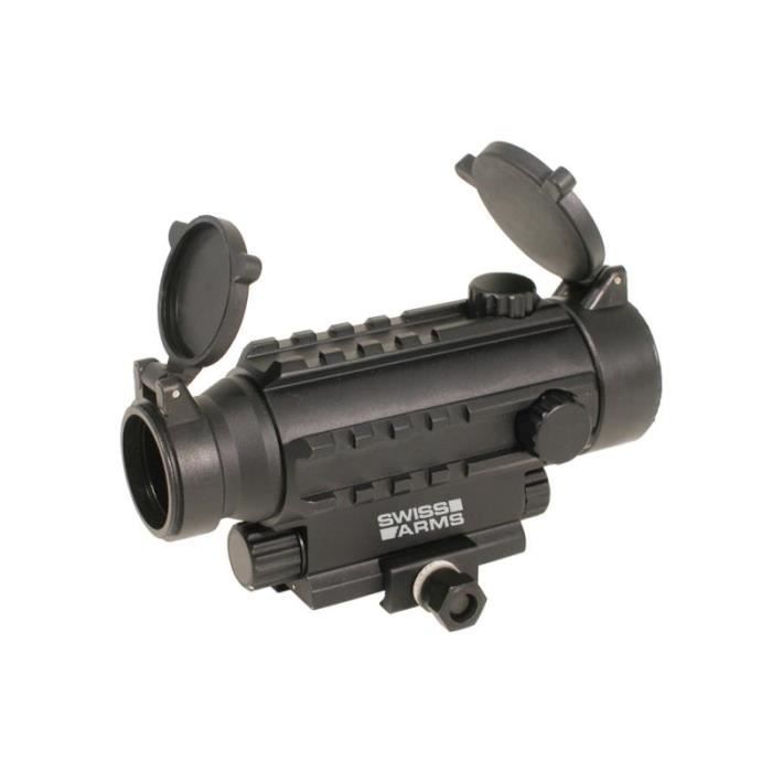 Viseur à Point Rouge Point Rouge Vert éclairé Rail 11mm/20mm 1X40 Couvertures De Protection - Points Rouges De Tir Et Tactique (12651204