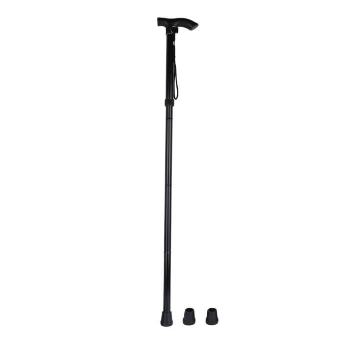 VINGVO Canne de randonnée Bâton de marche Pliable Empêcher le