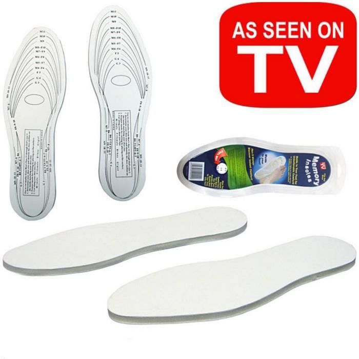 Semelle a m moire de forme. Memory Insoles vu la TV du 32 au