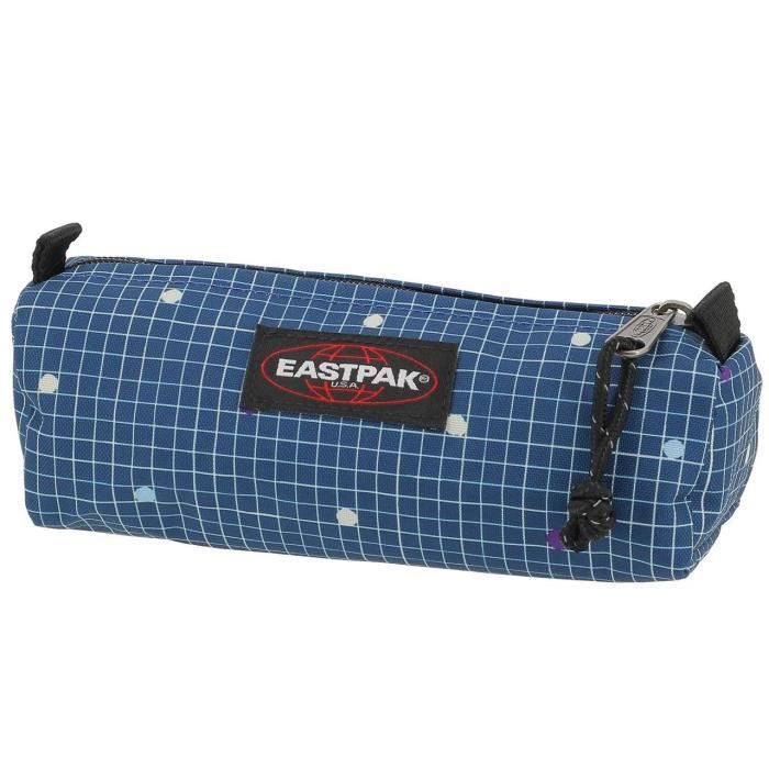 trousse eastpak leaves blue