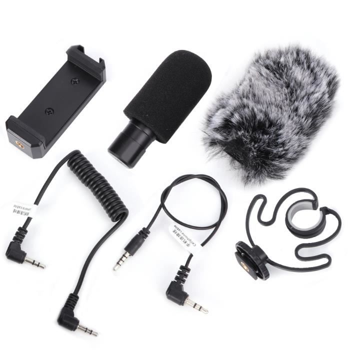 Bolwins P85CS Lavalier Microphone Externe Universel 3,5 Mm