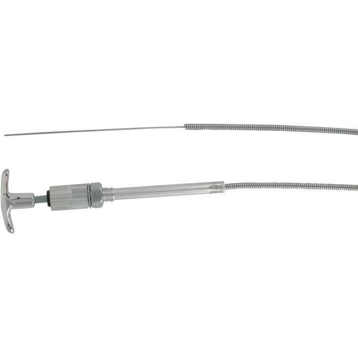 Commande d'accélération adaptable universel à tirette - Longueur câble:3200mm Longueur gaine: 3050mm