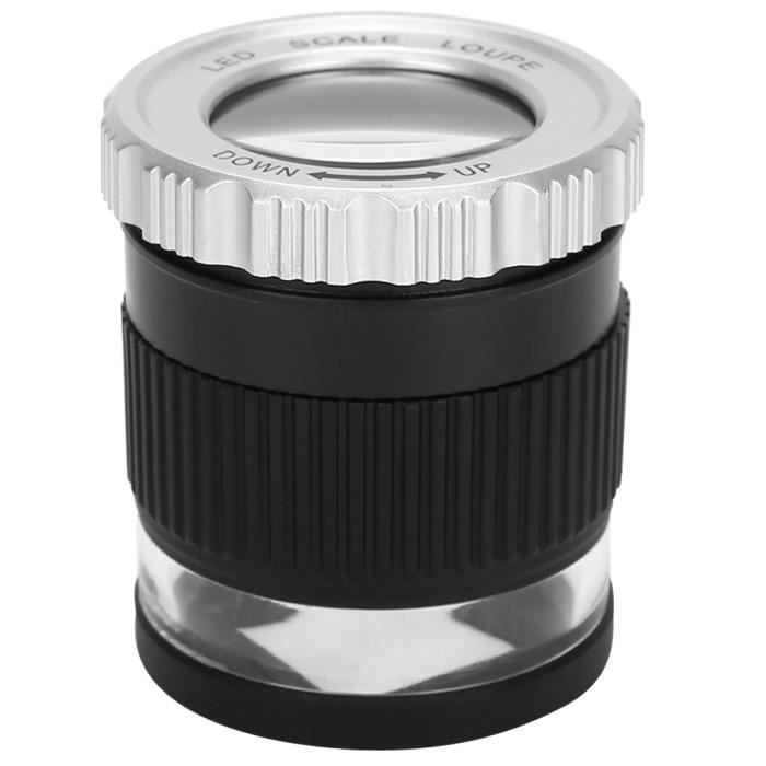 Loupe Magnifier 30X Zoom Scale FDIT Grossissement 30X LED