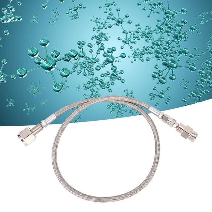Adaptateur Haute Pression CO2 1,5m Noir - Pour Machine à Soda Avec Réservoir Standard W21.8-14