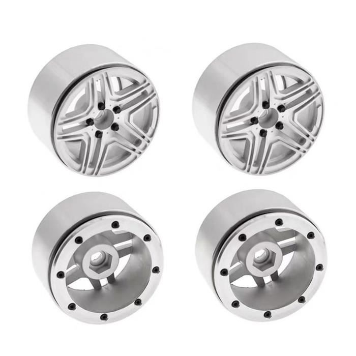 Runup 4 Pneus Caoutchouc 2,2 Pouces 137x49mm – Pour Voiture RC Rock Crawler 1/10, Compatible Axial TRX4 SCX10