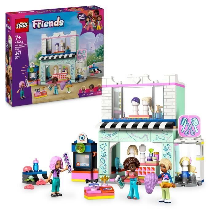 Lego Friends Le Salon De Coiffure Et La Boutique D'accessoires 42662 Lego La Boite - vue 4