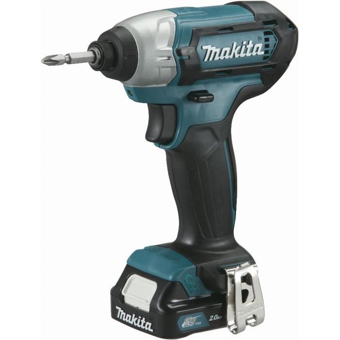 Makita Visseuse à chocs sans fil 10 8 Volts Li Ion 2 Ah CXT 110 Nm TD110DWAE - vue 2