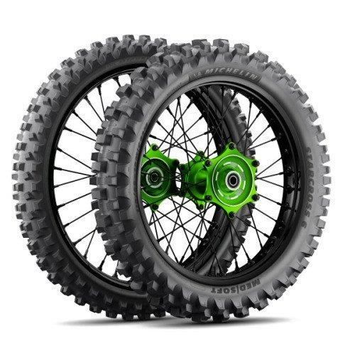 Pneu Moto - Michelin - ST CROSS 6 MED - 90/100-21 - Charge 57 - Vitesse M
