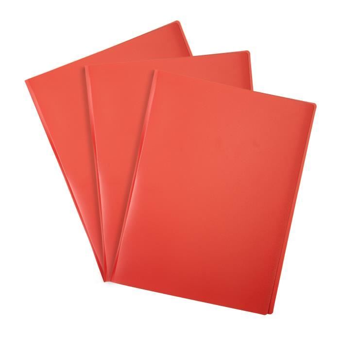 Lot 5 Protège-menus SIGEL SM221 Avec Pochettes - Couverture Bambou, A5, Lavable | Pour Restaurants, Bars