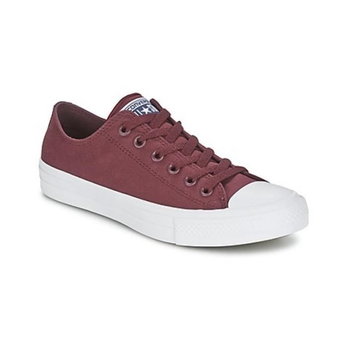 converse bordeaux basse
