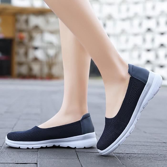 Acheter Petites chaussures en cuir avec semelle tendineuse, chaussures pour femmes à semelle souple, chaussures à bout pointu, chaussures plates en cuir pour femmes, légères, douces et confortables