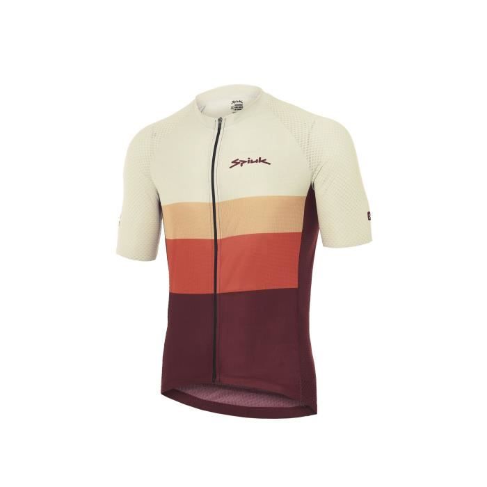 Maillot De Cyclisme Respirant Femme à Manches Courtes - Motif Floral Élégant Avec Poches Arrière