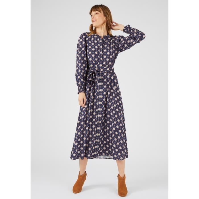 Robe Damart Robe chemise pure viscose Lenzing TM EcoVero TM
