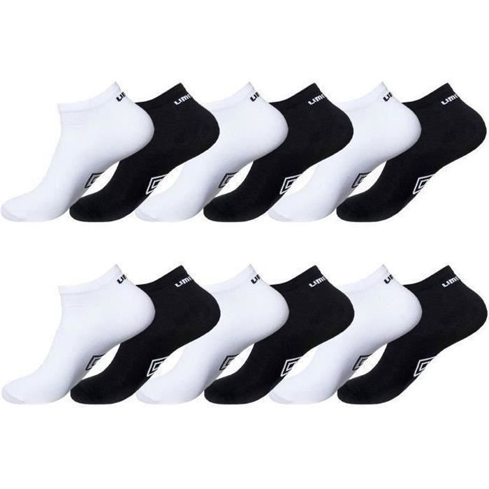 Chaussette Homme Coton Lot de 12 Socquettes Sportswear Homme