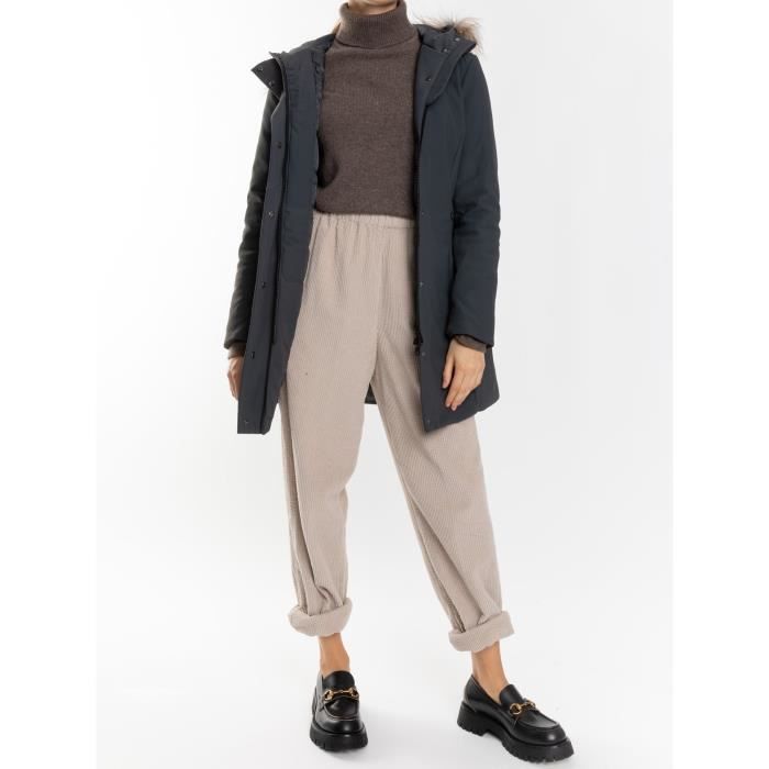 White goose parka femme online