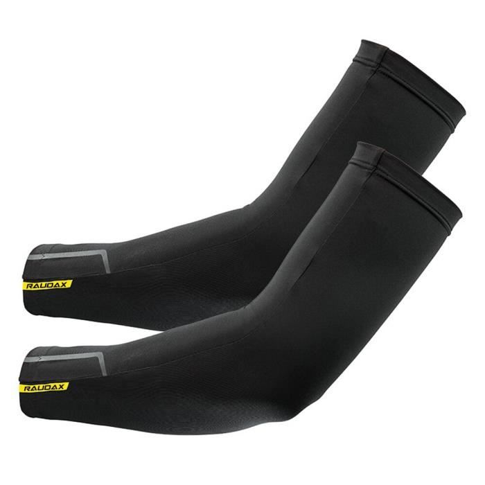 Chauffe-jambes Funkier Sada LSP-03Bk - Noir - Taille M - Cyclisme
