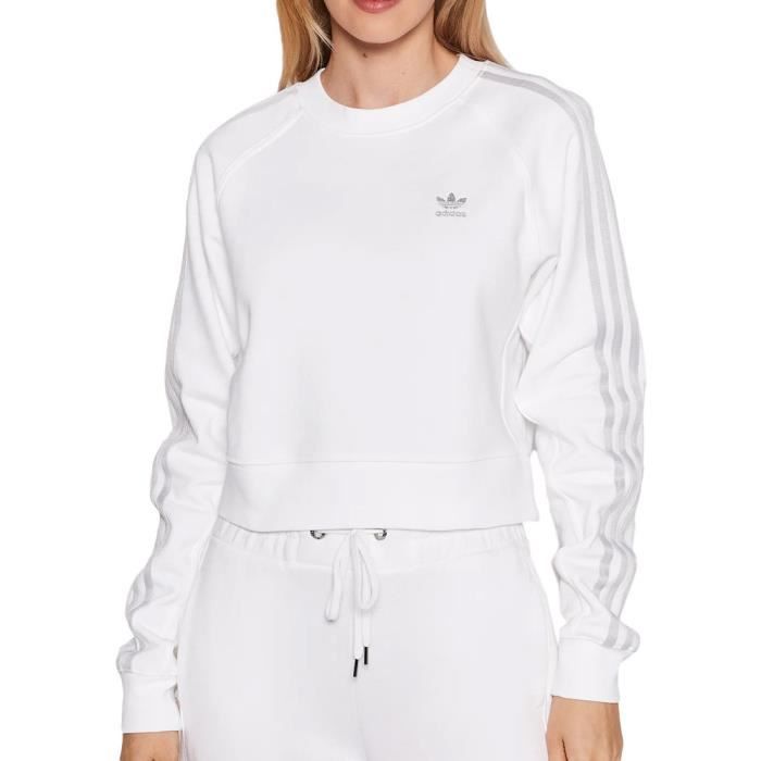 Sweat blanc top adidas femme