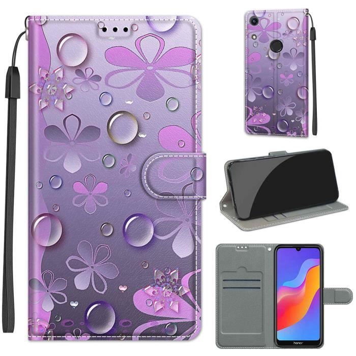 IMEIKONST Flip Caso per Huawei Y6 PRO 2019, Pelle PU Painted