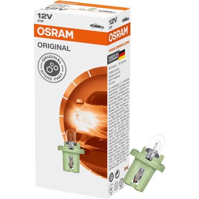 1 ampoule 12V tableau de bord Original OSRAM (carton) (2722)