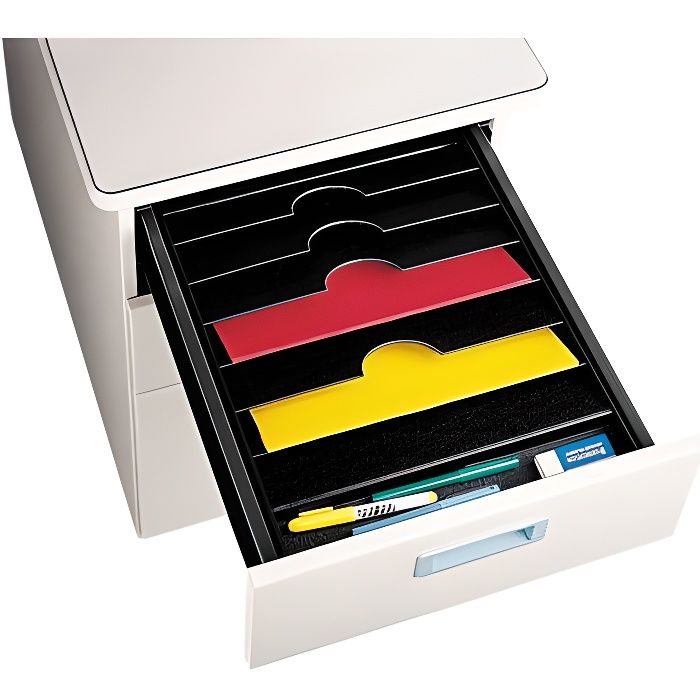 Trieur 6 Cases Pour Tiroir De Bureau Noir Achat Vente Trieur Parapheur Caisson Cdiscount