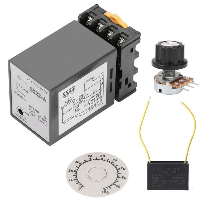 Contrôleur De Vitesse Pour Moteur (régulateur) 220V/50Hz, Modèle FS-02-MCU - 1 Pièce Neuve