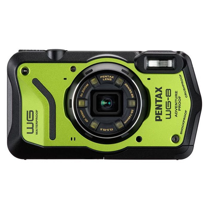 PENTAX Compact étanche WG-8 Vert Garanti 2 ans