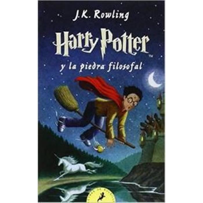 livre en espagnol 82 1 harry potter y la piedra filosofal letras de bolsillo cdiscount