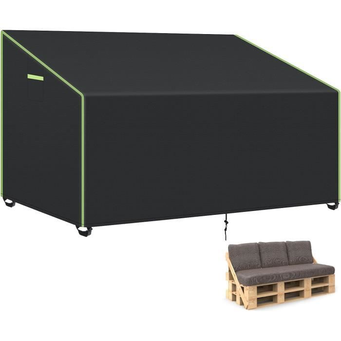 RICHIE Ensemble De Meubles De Jardin Cubiques En Rotin Imperméable, Coupe- Vent, Anti-UV Pour Chaise Et Table En Rotin, 125 X 125 X 71 Cm, Transparent