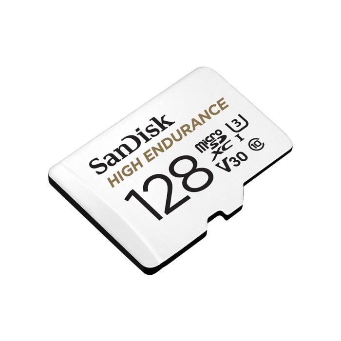 Carte TF SanDisk 128 Go C10 V30 U3 Carte Micro SD haute vitesse prenant en  charge l'enregistrement vidéo jusqu'à 4K pour la caméra - Cdiscount  Appareil Photo