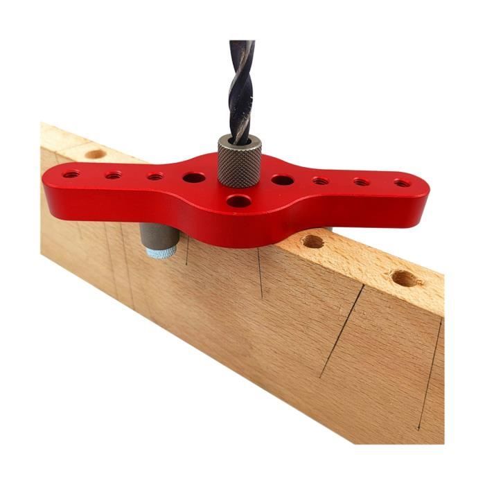Gabarit De Perçage Vertical 6/8/10 Mm - Pour Bois - Aluminium - Modèle B