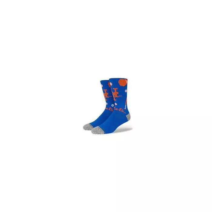 Chaussettes - STANCE - New York Mets - Landmark - Bleu-Noir - Mixte - Taille Adulte Chaussettes - STANCE - New York Mets - Landmark - Bleu-Noir - Mixte - Taille Adulte