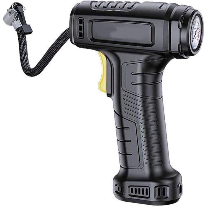 Gonfleur De Pneu Rechargeable, Mini Pompe à Vélo électrique Portable Avec Affichage Numérique