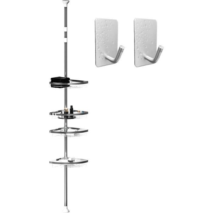 Petite Etagère De Salle De Bains Balinaise En Bambou Naturel  38,5 X 3 5 X 86 5 Cm