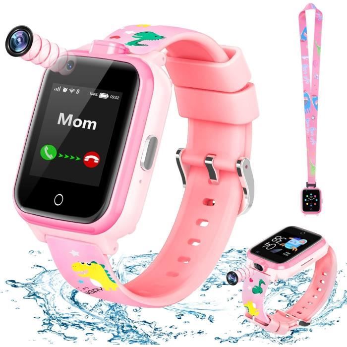 Smart Watch Per Bambini 4G Safe Smartwatch Con Doppia Fotocamera