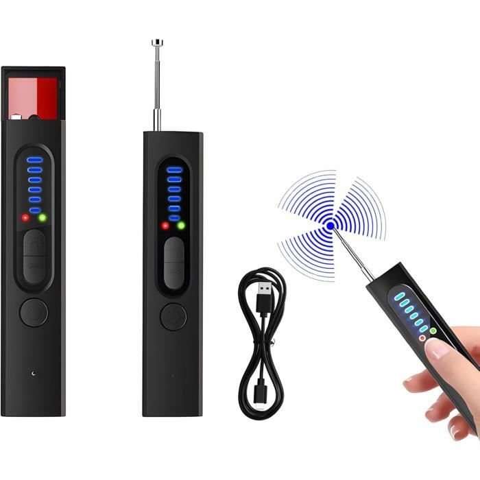 Détecteur De Caméras Cachées Et Micros Espions - Antispion GSM, GPS, Infrarouge, Champ Magnétique